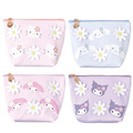 Sanrio 三麗鷗 立體皮質化妝包 (雛菊款) Kitty 美樂蒂 酷洛米 大耳狗 Sanrio 三麗鷗 立體皮質化妝包 (雛菊款) Kitty 美樂蒂 酷洛米 大耳狗