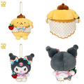 Sanrio 三麗鷗 絨毛玩偶吊飾 (草莓新聞50週年 彩虹) Kitty 美樂蒂 人魚漢頓_2 Sanrio 三麗鷗 絨毛玩偶吊飾 (草莓新聞50週年 彩虹) Kitty 美樂蒂 人魚漢頓_2