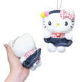 Sanrio 三麗鷗 絨毛玩偶吊飾 (牛仔格紋款) Kitty 酷洛米 美樂蒂_1 Sanrio 三麗鷗 絨毛玩偶吊飾 (牛仔格紋款) Kitty 酷洛米 美樂蒂_1