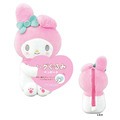 Sanrio 三麗鷗 絨毛玩偶磁鐵筆袋 (坐姿愛心款) Kitty 美樂蒂 大耳狗_2 Sanrio 三麗鷗 絨毛玩偶磁鐵筆袋 (坐姿愛心款) Kitty 美樂蒂 大耳狗_2