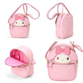 Sanrio 三麗鷗 菱格紋皮質斜背包 (大臉款) Kitty 美樂蒂 酷洛米_2 Sanrio 三麗鷗 菱格紋皮質斜背包 (大臉款) Kitty 美樂蒂 酷洛米_2