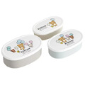 Skater 拉拉熊 橢圓形保鮮盒3入組 SRS3SAG (白汽球款) Skater 拉拉熊 橢圓形保鮮盒3入組 SRS3SAG (白汽球款)