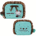 【限購】Sanrio 三麗鷗 荷葉邊造型化妝包 (薄荷巧克力) Kitty 美樂蒂 小麥粉_1 【限購】Sanrio 三麗鷗 荷葉邊造型化妝包 (薄荷巧克力) Kitty 美樂蒂 小麥粉_1