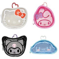 Sanrio 三麗鷗 愛心扣透明小物收納包 (大臉款) Kitty 美樂蒂 酷洛米 大耳狗 Sanrio 三麗鷗 愛心扣透明小物收納包 (大臉款) Kitty 美樂蒂 酷洛米 大耳狗
