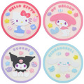 Sanrio 三麗鷗 圓形橡膠杯墊 (糖果款) Kitty 美樂蒂 酷洛米 大耳狗 Sanrio 三麗鷗 圓形橡膠杯墊 (糖果款) Kitty 美樂蒂 酷洛米 大耳狗