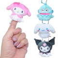 Sanrio 三麗鷗 手指絨毛玩偶吊飾 (坐姿款) 美樂蒂 酷洛米 大耳狗 人魚漢頓 Sanrio 三麗鷗 手指絨毛玩偶吊飾 (坐姿款) 美樂蒂 酷洛米 大耳狗 人魚漢頓
