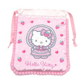 Sanrio 三麗鷗 Hello Kitty 緞面束口袋 (Lovely Frill系列 蘿莉塔)_1 Sanrio 三麗鷗 Hello Kitty 緞面束口袋 (Lovely Frill系列 蘿莉塔)_1
