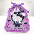 Sanrio 三麗鷗 Hello Kitty 緞面束口袋 (Lovely Frill系列 蘿莉塔)_4 Sanrio 三麗鷗 Hello Kitty 緞面束口袋 (Lovely Frill系列 蘿莉塔)_4