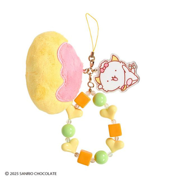 Sanrio 三麗鷗 活力小恐龍 絨毛造型串珠吊飾 (蛋包飯大好き) Sanrio 三麗鷗 活力小恐龍 絨毛造型串珠吊飾 (蛋包飯大好き)