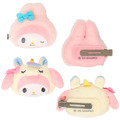 Sanrio 三麗鷗 絨毛造型髮夾2入組 (變裝大頭款) Kitty 美樂蒂 酷洛米 大耳狗_2 Sanrio 三麗鷗 絨毛造型髮夾2入組 (變裝大頭款) Kitty 美樂蒂 酷洛米 大耳狗_2