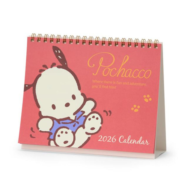 ▲新品特價 Sanrio 三麗鷗 帕恰狗 2026 線圈桌曆 L ▲新品特價 Sanrio 三麗鷗 帕恰狗 2026 線圈桌曆 L