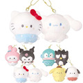Sanrio 三麗鷗 絨布磁鐵雙吊飾 (胖胖豆豆眼款) Kitty 大耳狗 酷洛米 美樂蒂 Sanrio 三麗鷗 絨布磁鐵雙吊飾 (胖胖豆豆眼款) Kitty 大耳狗 酷洛米 美樂蒂