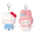 Sanrio 三麗鷗 絨毛玩偶鑰匙圈 (胖胖豆豆眼款) Kitty 大耳狗 酷洛米 美樂蒂_1 Sanrio 三麗鷗 絨毛玩偶鑰匙圈 (胖胖豆豆眼款) Kitty 大耳狗 酷洛米 美樂蒂_1
