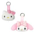 【限購】Sanrio 三麗鷗 絨毛玩偶扣環吊飾 (大頭款) Kitty 美樂蒂 布丁狗 花小兔_1 【限購】Sanrio 三麗鷗 絨毛玩偶扣環吊飾 (大頭款) Kitty 美樂蒂 布丁狗 花小兔_1