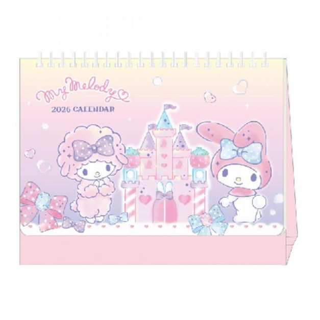 Sanrio 三麗鷗 美樂蒂 Piano 2026 線圈桌曆 B6 Sanrio 三麗鷗 美樂蒂 Piano 2026 線圈桌曆 B6