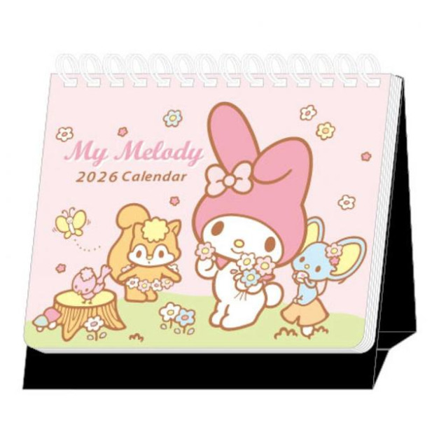 Sanrio 三麗鷗 美樂蒂 2026 線圈桌曆 60K Sanrio 三麗鷗 美樂蒂 2026 線圈桌曆 60K