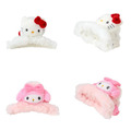 Sanrio 三麗鷗 絨毛造型鯊魚夾 (大臉款) Kitty 美樂蒂 大耳狗 酷洛米_1 Sanrio 三麗鷗 絨毛造型鯊魚夾 (大臉款) Kitty 美樂蒂 大耳狗 酷洛米_1