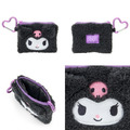 Sanrio 三麗鷗 絨毛造型扁平袋附扣環 (大臉款) Kitty 美樂蒂 大耳狗 酷洛米_4 Sanrio 三麗鷗 絨毛造型扁平袋附扣環 (大臉款) Kitty 美樂蒂 大耳狗 酷洛米_4