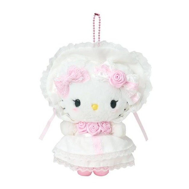 ▲預購特價【限購】Sanrio 三麗鷗 Hello Kitty 絨毛玩偶吊飾 (蕾絲嫁紗)