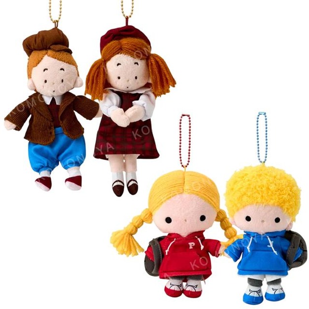 Sanrio 三麗鷗 絨毛玩偶雙吊飾 (復古雙人組) Patty Jimmy Emmy Eddy