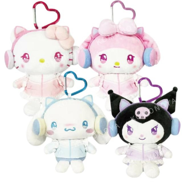 Sanrio 三麗鷗 絨毛玩偶零錢包吊飾 (電玩系列) Kitty 美樂蒂 酷洛米 大耳狗 Sanrio 三麗鷗 絨毛玩偶零錢包吊飾 (電玩系列) Kitty 美樂蒂 酷洛米 大耳狗