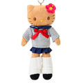 ▲預購特價【限購】Sanrio 三麗鷗 Hello Kitty 絨毛長腿玩偶吊飾 (黑皮水手服裝 看我72變衣櫥系列)_1 ▲預購特價【限購】Sanrio 三麗鷗 Hello Kitty 絨毛長腿玩偶吊飾 (黑皮水手服裝 看我72變衣櫥系列)_1