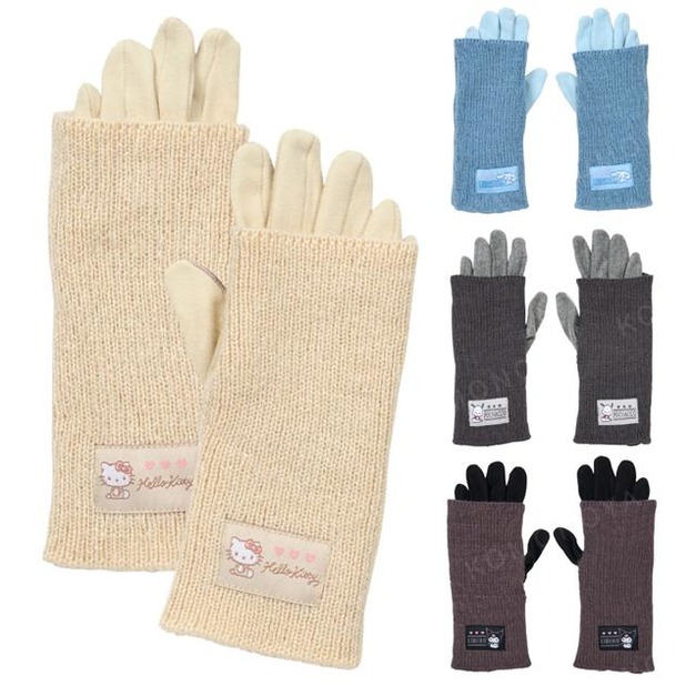 Sanrio 三麗鷗 三用針織手套 (冬日特輯) Kitty 帕恰狗 大耳狗 酷洛米