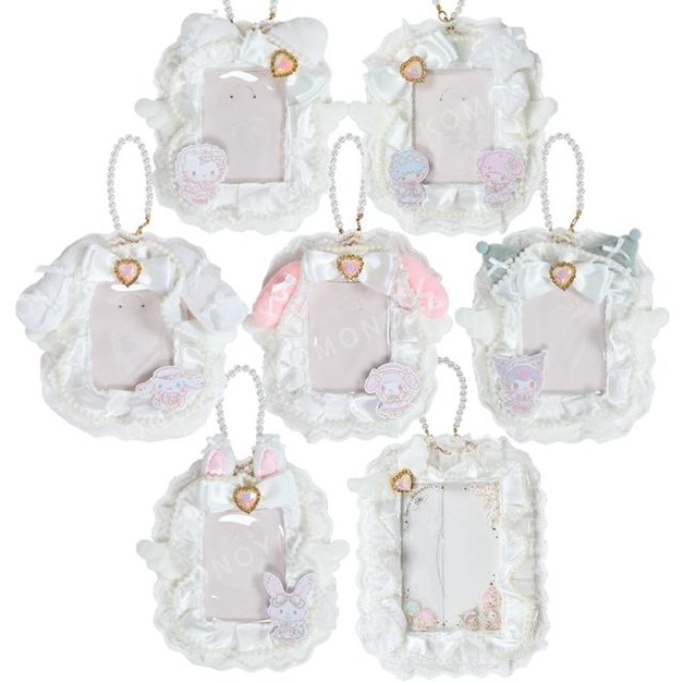 ▲特價【限購】Sanrio 三麗鷗 造型拍立得小卡收納套吊飾 (純白天使 偶像應援)