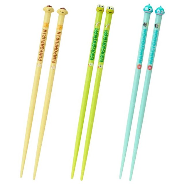 Sanrio 三麗鷗 造型樹脂筷子 20cm (大頭款) 布丁狗 人魚漢頓