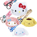 Sanrio 三麗鷗 絨毛玩偶造型購物袋附背帶 (大臉款) Kitty 美樂蒂 布丁狗 Sanrio 三麗鷗 絨毛玩偶造型購物袋附背帶 (大臉款) Kitty 美樂蒂 布丁狗