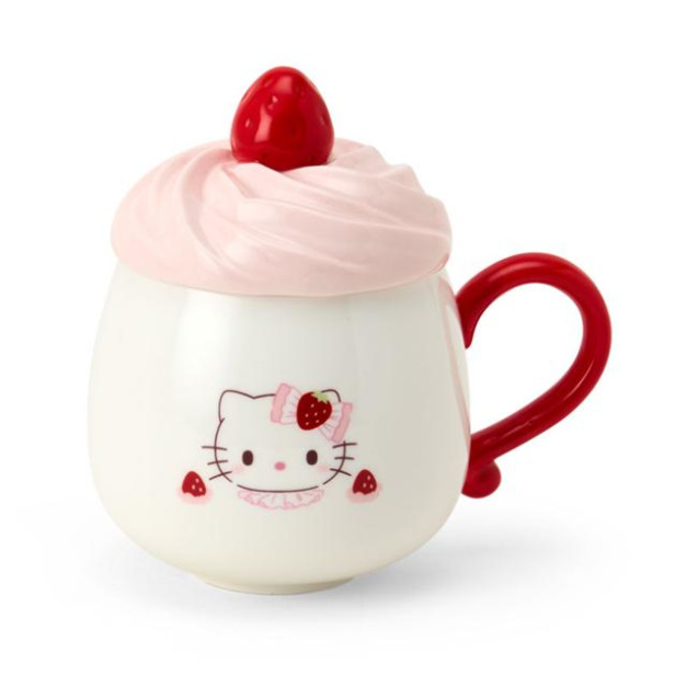 ▲預購特價【限購】Sanrio 三麗鷗 Hello Kitty 陶瓷造型馬克杯附蓋 290ml (草莓鮮奶油蛋糕) ▲預購特價【限購】Sanrio 三麗鷗 Hello Kitty 陶瓷造型馬克杯附蓋 290ml (草莓鮮奶油蛋糕)