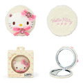 Sanrio 三麗鷗 絨毛造型隨身雙面鏡 (寶石緞帶款) Kitty 美樂蒂 大耳狗 酷洛米_1 Sanrio 三麗鷗 絨毛造型隨身雙面鏡 (寶石緞帶款) Kitty 美樂蒂 大耳狗 酷洛米_1