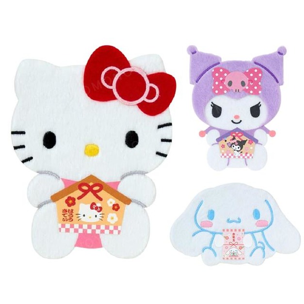 Sanrio 三麗鷗 迷你造型絨毛紅包袋 (坐姿款)Kitty 大耳狗 酷洛米