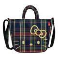Sanrio 三麗鷗 x ROOTOTE Hello Kitty 手提斜背兩用包 (格紋大臉款)_1 Sanrio 三麗鷗 x ROOTOTE Hello Kitty 手提斜背兩用包 (格紋大臉款)_1