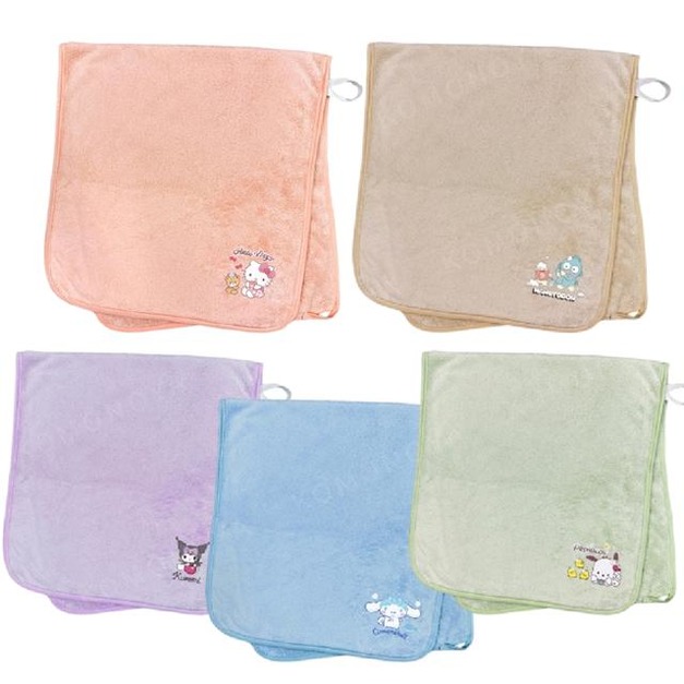 Sanrio 三麗鷗 吸水長毛巾 35x75cm (刺繡小圖款)