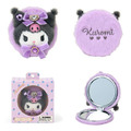 Sanrio 三麗鷗 絨毛造型隨身雙面鏡 (寶石緞帶款) Kitty 美樂蒂 大耳狗 酷洛米_4 Sanrio 三麗鷗 絨毛造型隨身雙面鏡 (寶石緞帶款) Kitty 美樂蒂 大耳狗 酷洛米_4