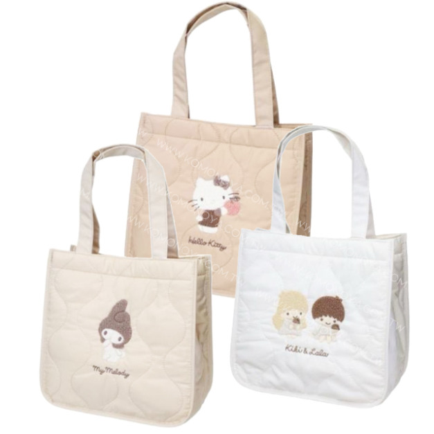 Sanrio 三麗鷗 刺繡迷你手提包 (復古款) Kitty 雙子星 美樂蒂 Sanrio 三麗鷗 刺繡迷你手提包 (復古款) Kitty 雙子星 美樂蒂