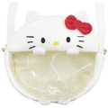 Sanrio 三麗鷗 透明窗口手提肩背兩用包 (大臉款) Kitty 美樂蒂 花小兔_3 Sanrio 三麗鷗 透明窗口手提肩背兩用包 (大臉款) Kitty 美樂蒂 花小兔_3