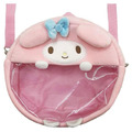 Sanrio 三麗鷗 透明窗口手提肩背兩用包 (大臉款) Kitty 美樂蒂 花小兔_4 Sanrio 三麗鷗 透明窗口手提肩背兩用包 (大臉款) Kitty 美樂蒂 花小兔_4