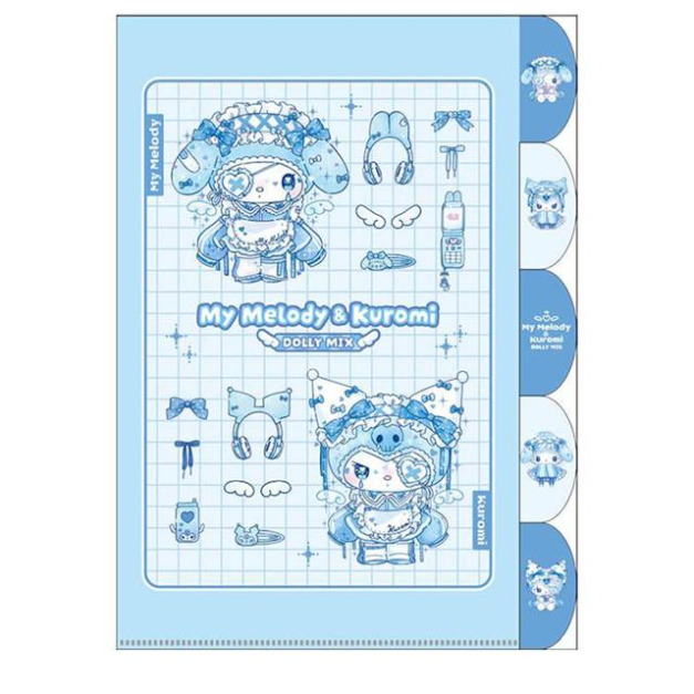 Sanrio 三麗鷗 x Dolly Mix A4 5層分類資料夾 (機械天使) Sanrio 三麗鷗 x Dolly Mix A4 5層分類資料夾 (機械天使)