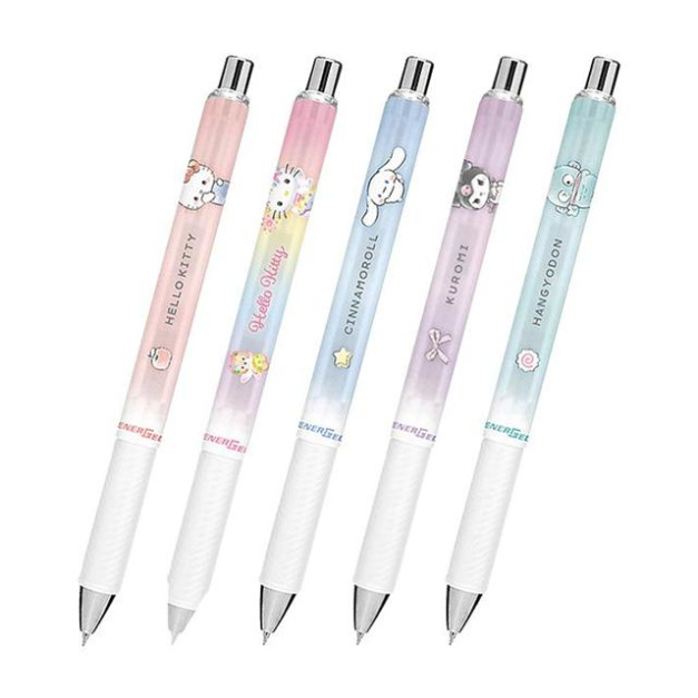 Sanrio 三麗鷗 Energel 油性原子筆 0.5mm (白桿款)Kitty 大耳狗 酷洛米 Sanrio 三麗鷗 Energel 油性原子筆 0.5mm (白桿款)Kitty 大耳狗 酷洛米