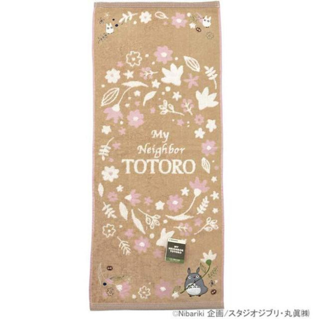 宮崎駿 龍貓 34x80cm 棉質長毛巾 (花圈款) 宮崎駿 龍貓 34x80cm 棉質長毛巾 (花圈款)