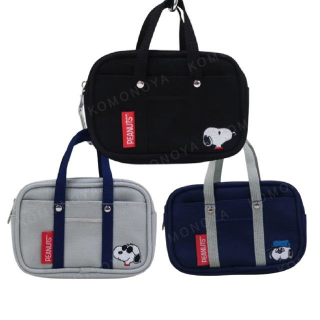 史努比 歐拉夫 手提化妝包附扣環 (小臉款) 史努比 歐拉夫 手提化妝包附扣環 (小臉款)