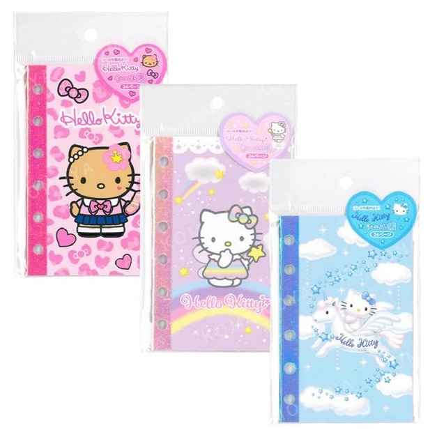 Sanrio 三麗鷗 Hello Kitty 六孔夾手帳本補充頁 24枚入 (fantasy)
