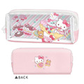 Sanrio 三麗鷗 皮質窗口拉鍊筆袋 (可麗餅款) Kitty 酷洛米 大耳狗 帕恰狗_1 Sanrio 三麗鷗 皮質窗口拉鍊筆袋 (可麗餅款) Kitty 酷洛米 大耳狗 帕恰狗_1
