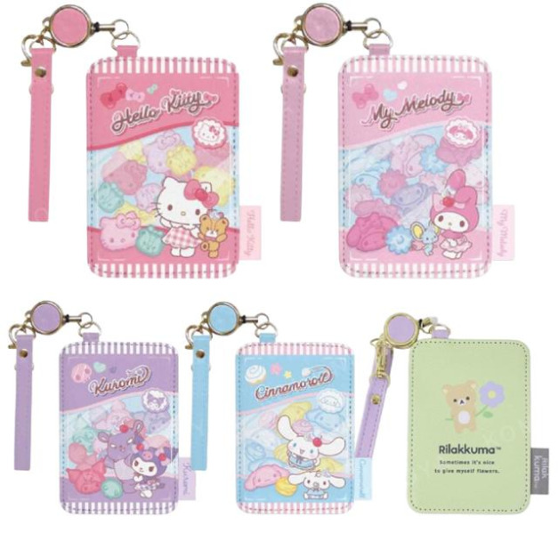 Sanrio 三麗鷗 皮質伸縮票卡套 (糖果款) Kitty 美樂蒂 大耳狗 酷洛米 Sanrio 三麗鷗 皮質伸縮票卡套 (糖果款) Kitty 美樂蒂 大耳狗 酷洛米