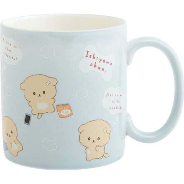 San-X 意志薄弱醬 逃避小狗 陶瓷馬克杯 (藍動作款) San-X 意志薄弱醬 逃避小狗 陶瓷馬克杯 (藍動作款)