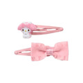 Sanrio 三麗鷗 造型鐵髮夾2入組 (蝴蝶結款) Kitty 美樂蒂 大耳狗 酷洛米_3 Sanrio 三麗鷗 造型鐵髮夾2入組 (蝴蝶結款) Kitty 美樂蒂 大耳狗 酷洛米_3