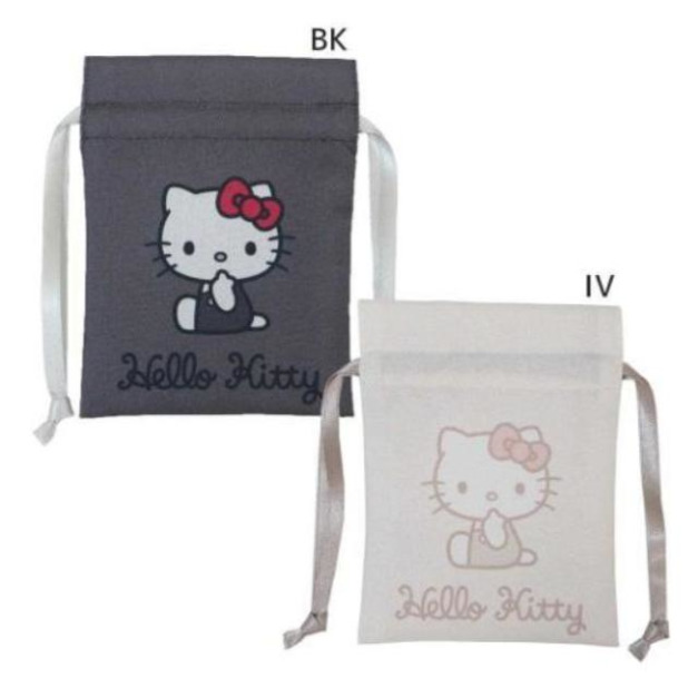 Sanrio 三麗鷗 Hello Kitty 尼龍束口袋 (坐姿款) Sanrio 三麗鷗 Hello Kitty 尼龍束口袋 (坐姿款)