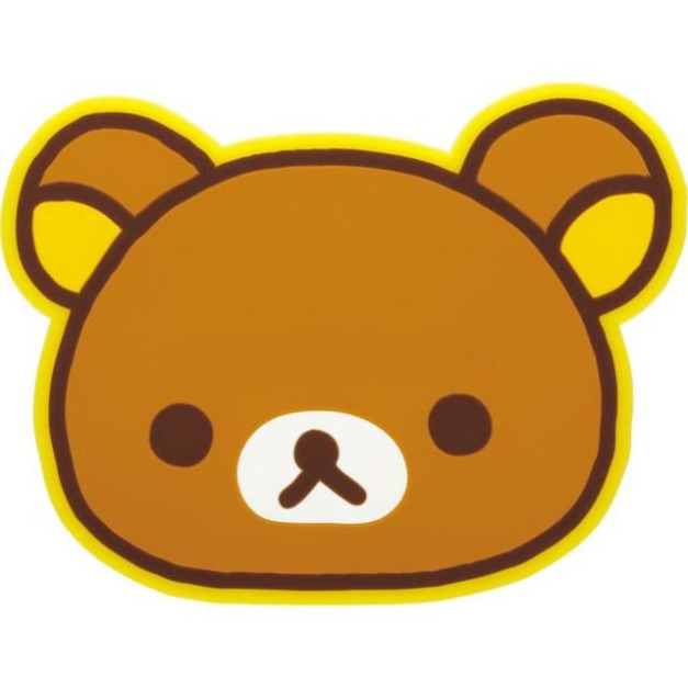 San-X 拉拉熊 矽膠造型杯墊 (大臉款) San-X 拉拉熊 矽膠造型杯墊 (大臉款)